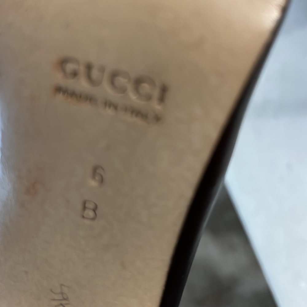 GUCCI vintage chocolate brown loafers with small pretty heel !!! - Picture 6 of 11